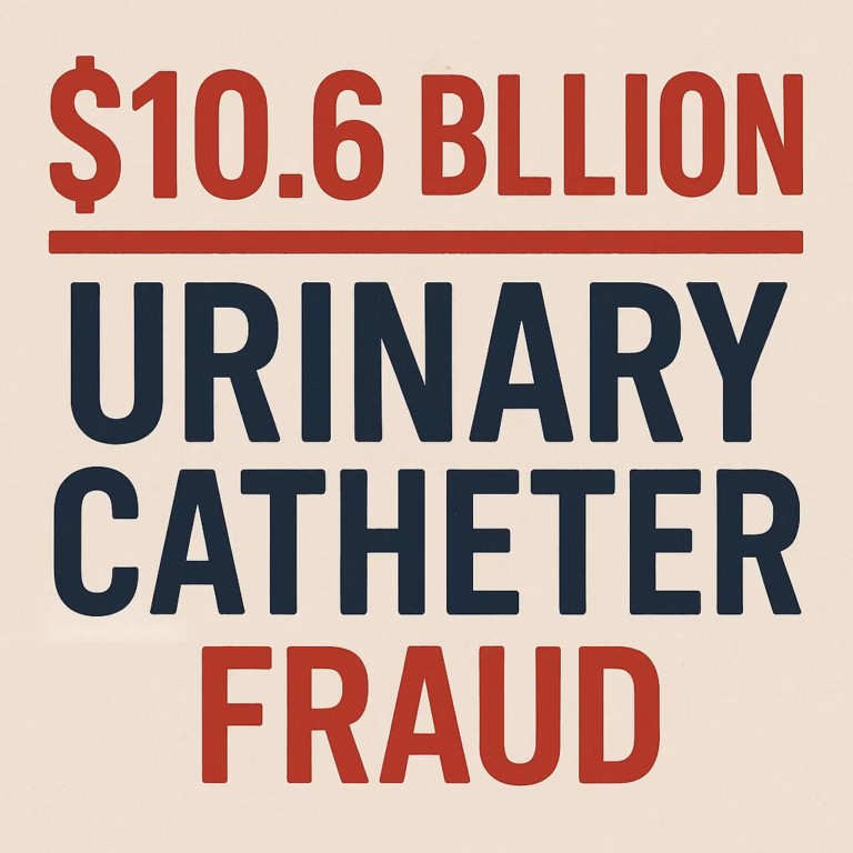 $10.6 Billion Urinary Catheter Fraud $10.6 Billion Urinary Catheter Fraud