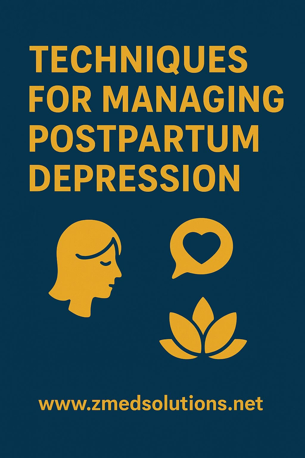 Techniques for managing postpartum depression Techniques for managing postpartum depression