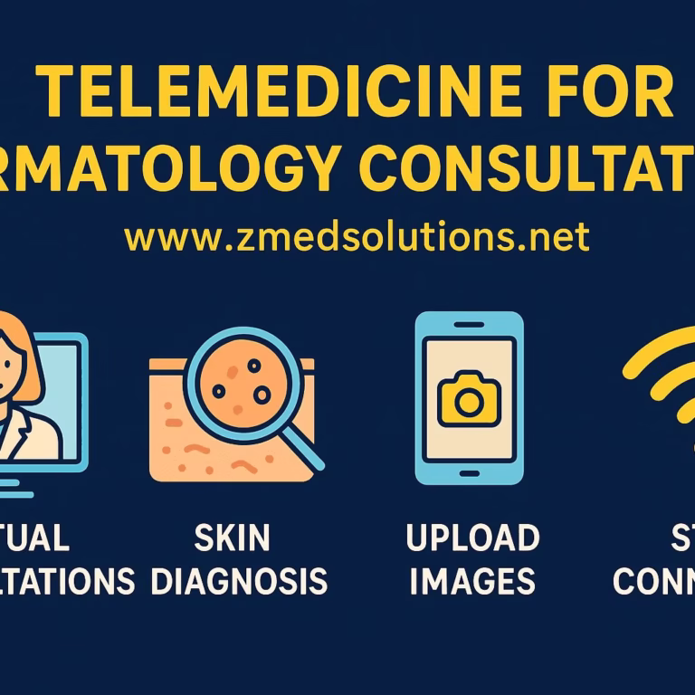 Telemedicine for dermatology consultations