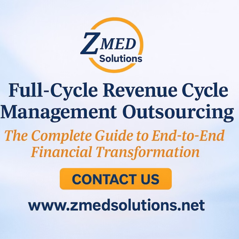 Full-Cycle Revenue Cycle Management Outsourcing-min Learn 7 effective ways to improve medical claims processing, reduce denials