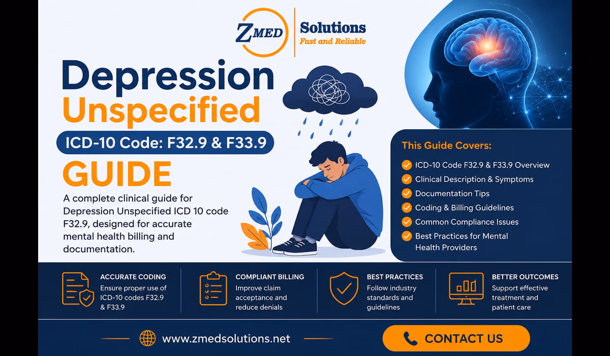 depression-unspecified-icd10-code-f32-9-guide (1) Depression unspecified ICD 10 code F32.9 clinical guide for mental health billing