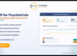 Comprehensive psychiatric EMR dashboard displaying patient mental health records with medication history and therapy notes
