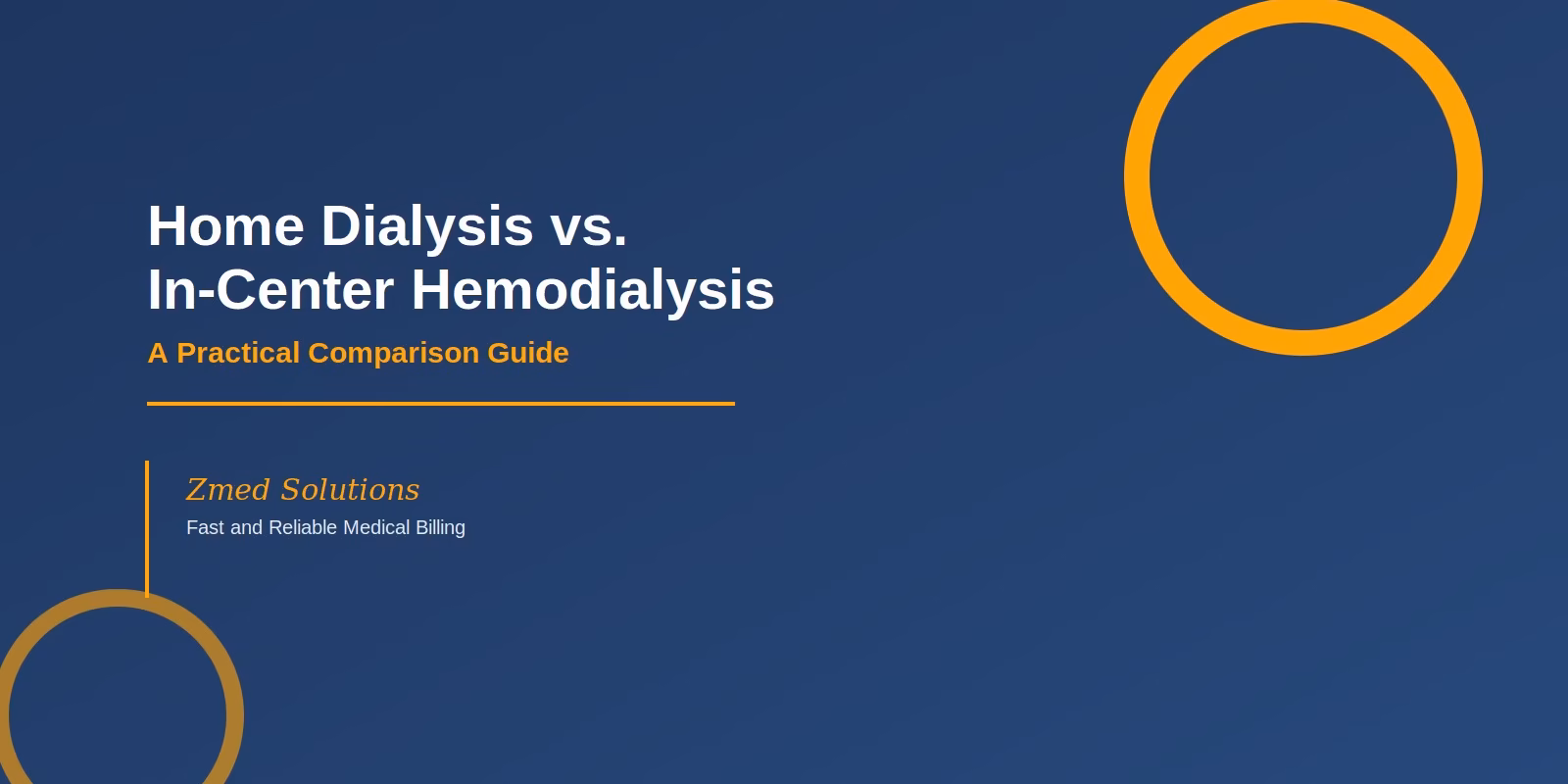 Home Dialysis vs In-Center Hemodialysis Home dialysis vs in-center hemodialysis comparison guide feature image