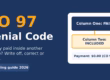 CO 97 denial code explained: Column One service paid and Column Two service included at zero payment