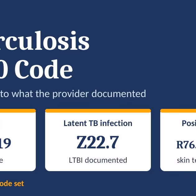 Tuberculosis ICD-10 code groups: active TB, latent TB and positive test.-icd-10-code Active TB, latent TB and positive test code groups for tuberculosis ICD-10 coding